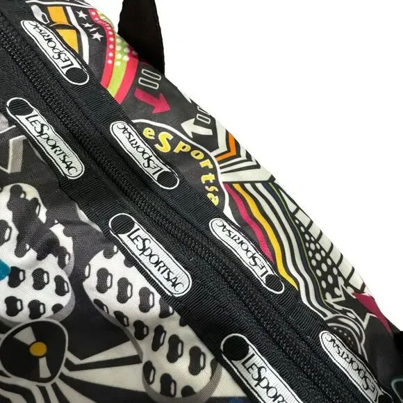 LeSportsac Vintage Anne Boombox Mini Duffle Bag Retired Print - Picture 5 of 5